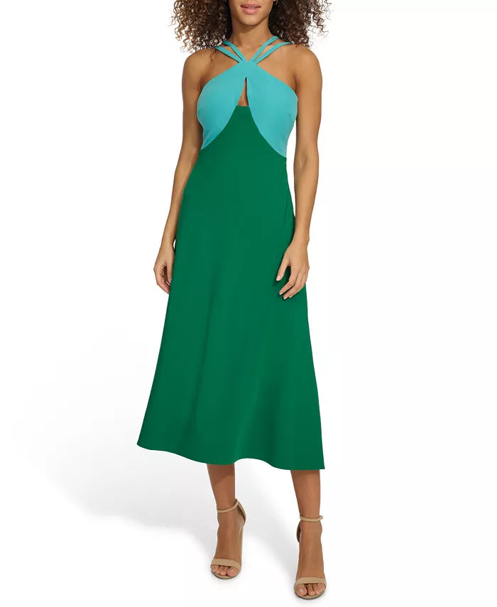 Vestido suave al tacto Gab Verde Aqua - Siena