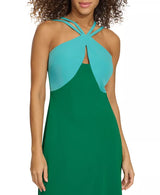 Vestido suave al tacto Gab Verde Aqua - Siena
