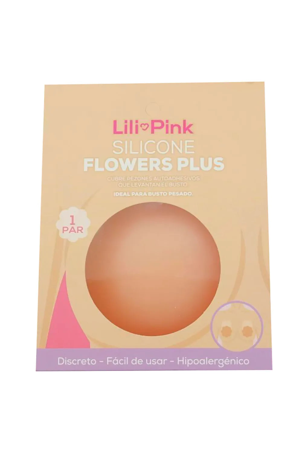 Cubre Pezones de Silicona Flowers Plus