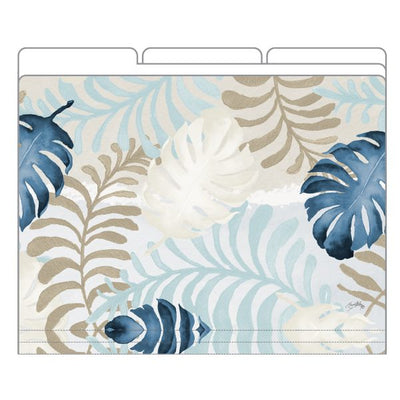 Carpeta Decosoft Blue Havana Palm – Paquete de 3