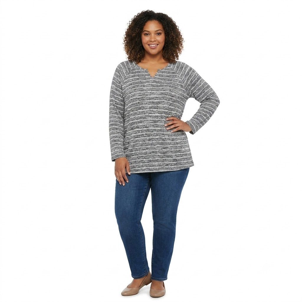 Blusa negra Ruby Rd. XG
