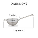 Double Mesh Strainer, 7in