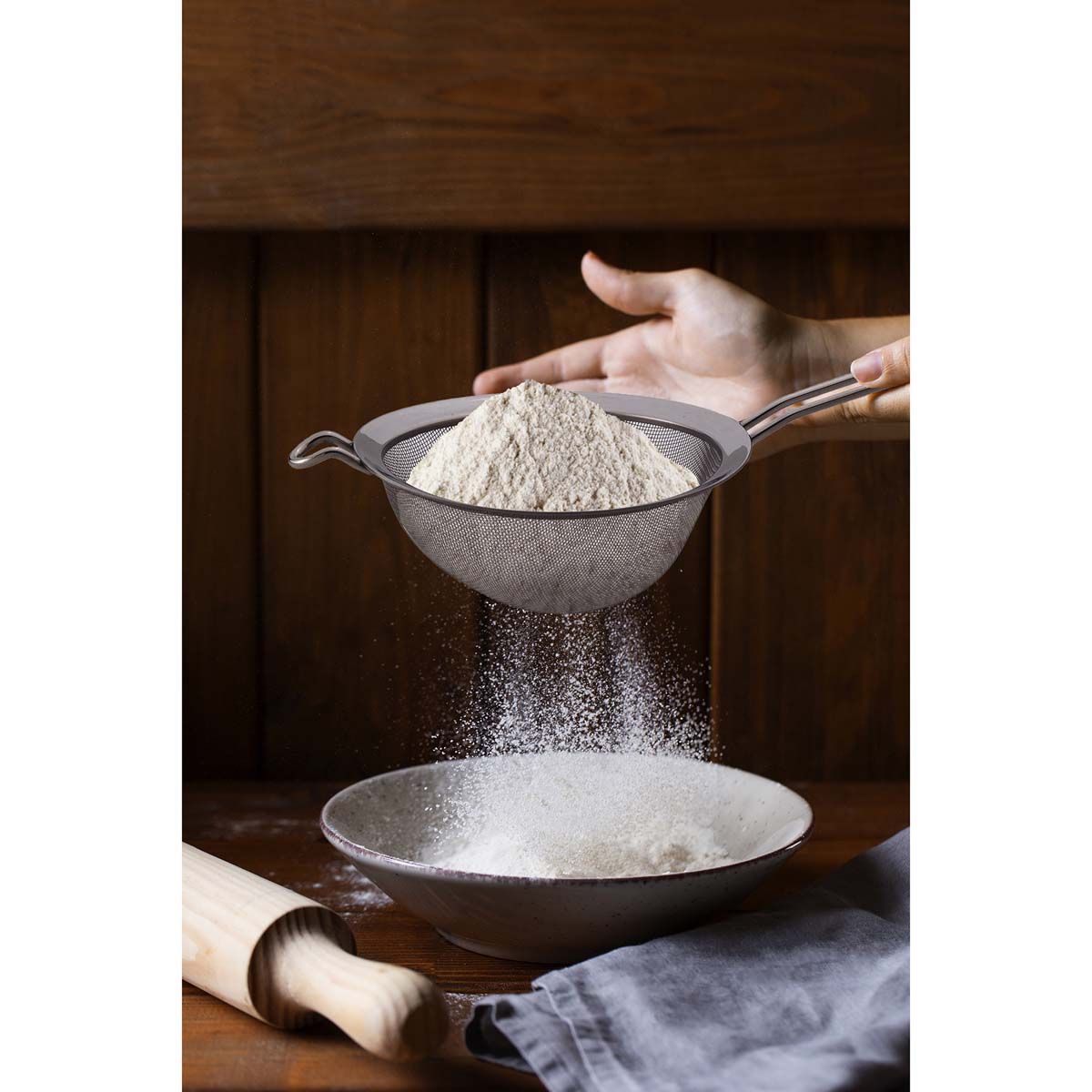 Double Mesh Strainer, 7in