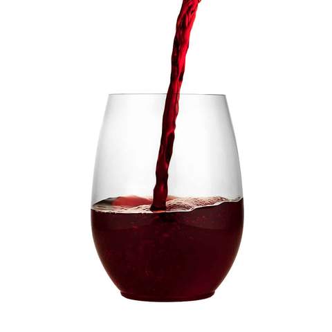 Vaso de vino sin tallo de 16 oz