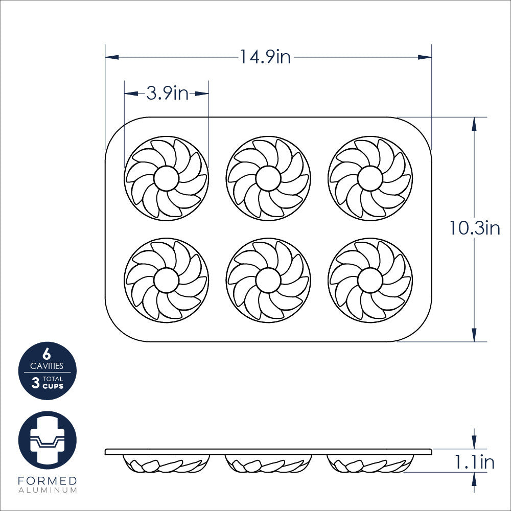 Molde para donas French Twist