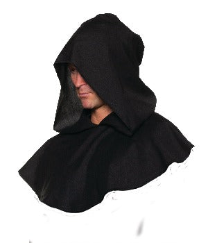 Monk Hood Black