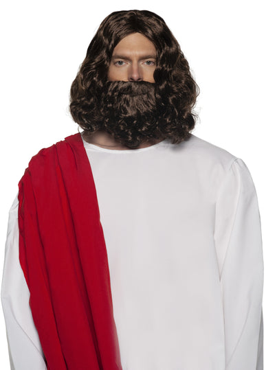 Set de peluca y barba de Jesús
