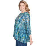 Blusa de punto bordada Plus Kaleidoscope - Ruby Rd