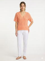 Neck Point Elle Stitch But Melon