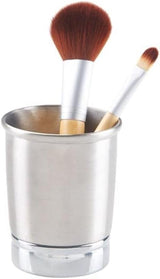 Vaso para baño York: acero inoxidable cepillado/cromo