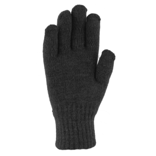 GUANTE DE PUNTO ACRÍLICO PARA HOMBRE - SOLO EN NEGRO