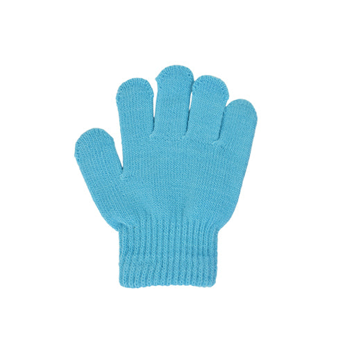 GUANTES TEJIDOS ELÁSTICOS AZULES PARA BEBÉS NIÑOS Y NIÑAS