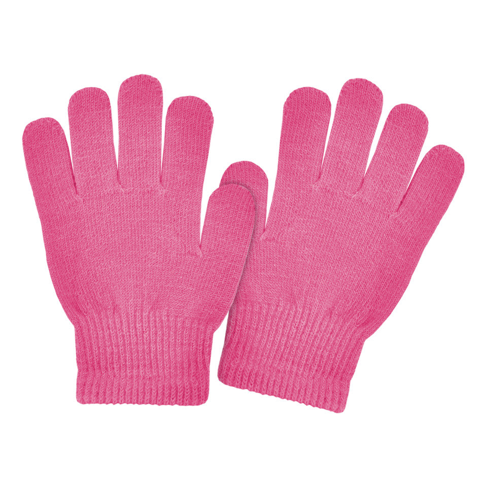 ACRYLIC SOLID STRETCH GLOVE PINK