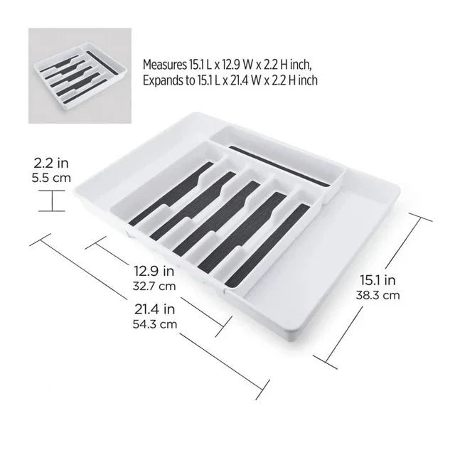 Organizador expandible de 6 compartimentos Basics