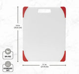 11X14 Nonslip Poly Board - Red Corners