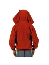 Wild Red Fox Kid Hoodie - Rust