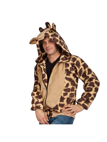 Sudadera con capucha de jirafa George para adultos