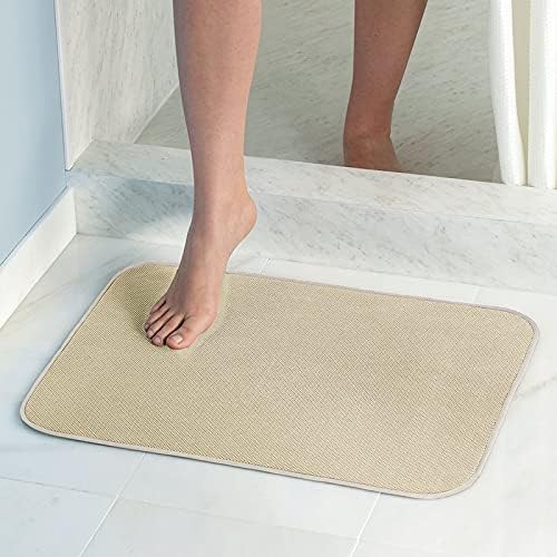 Alfombrilla de baño de secado rápido 18 x 24 Trigo