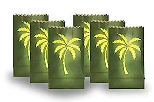 6 luminarias y 6 velas