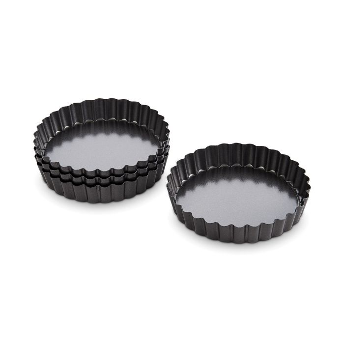 Molde redondo antiadherente para quiche, 10.8 cm