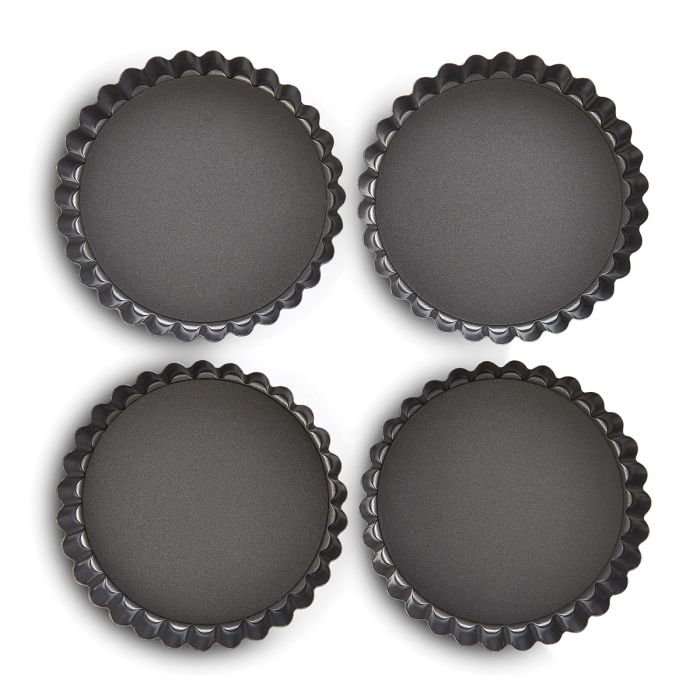 Molde redondo antiadherente para quiche, 10.8 cm