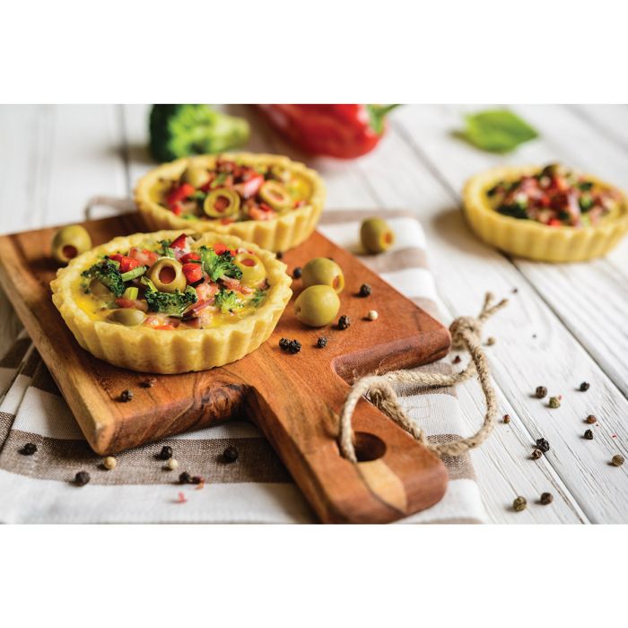 Molde redondo antiadherente para quiche, 10.8 cm