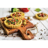 Molde redondo antiadherente para quiche, 10.8 cm