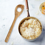 Cuchara de risotto de madera de olivo