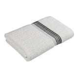 Toalla de Baño Ombre Rayas Blanca 27x52