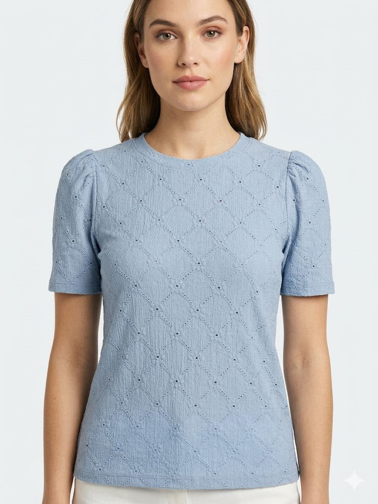 Top azul Missy