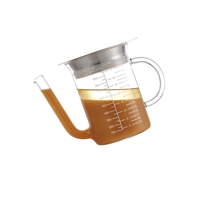 Colador de salsa de vidrio de 946 ml