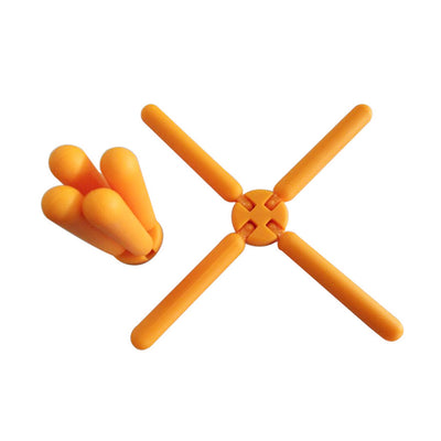 Salvavajillas de silicona amarillo