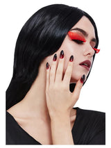 Maquillaje FX, juego de pestañas y uñas góticas