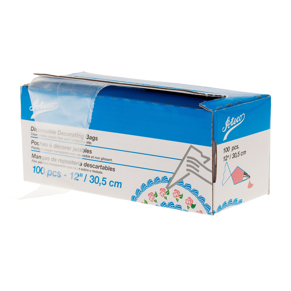 Mangas Pasteleras Desechables, Caja de 100