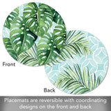 Tropical Foliage – Round Reversible Placemat
