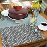 Mantel Individual Reversible Easycare de Franela Gris