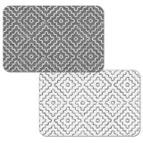 Mantel Individual Reversible Easycare de Franela Gris