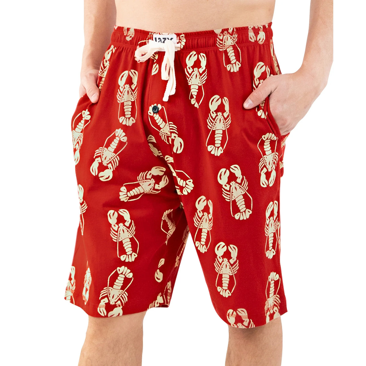 Pantalones cortos de pijama de langosta para hombre