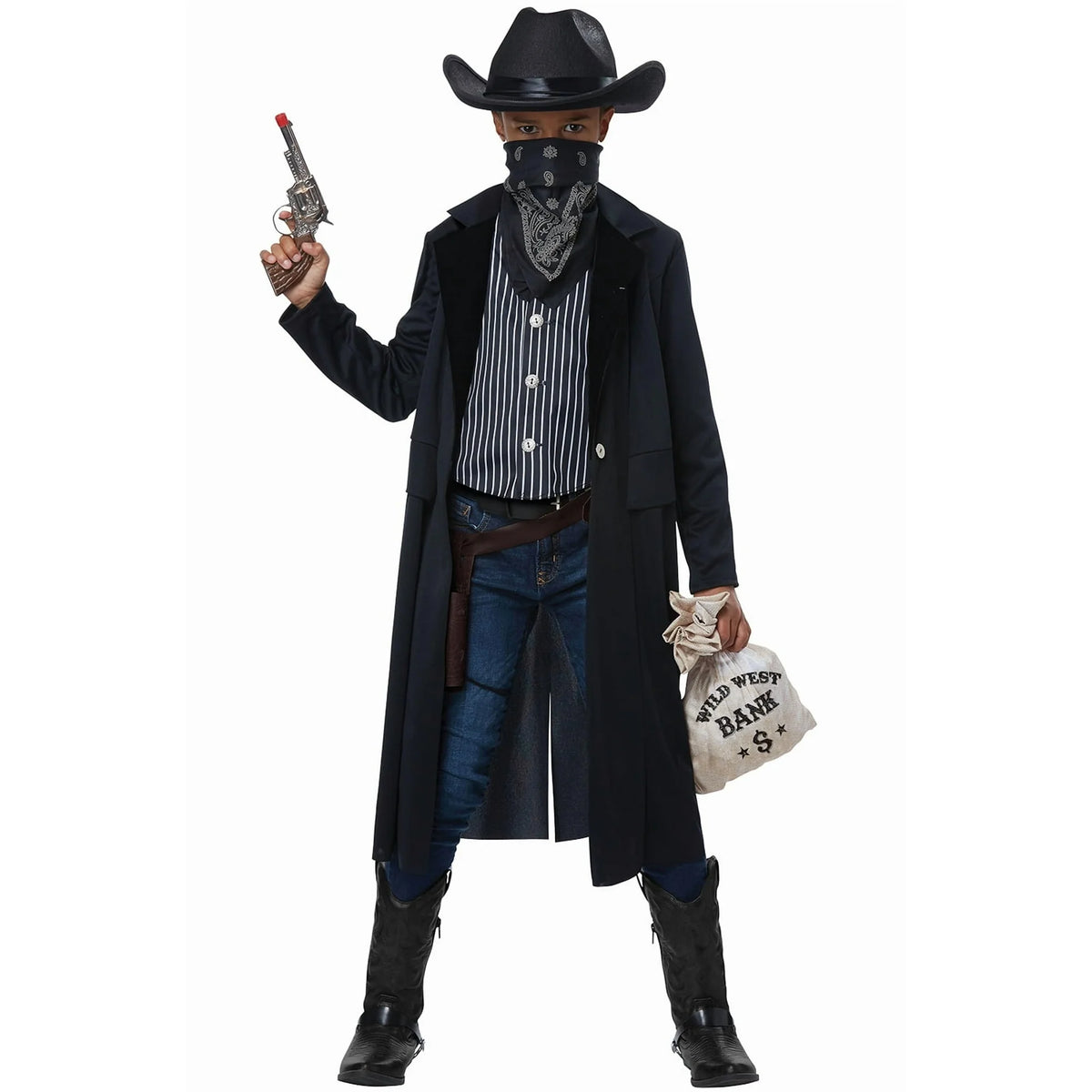 Conjunto de disfraz de pistolero de Wild West Kids