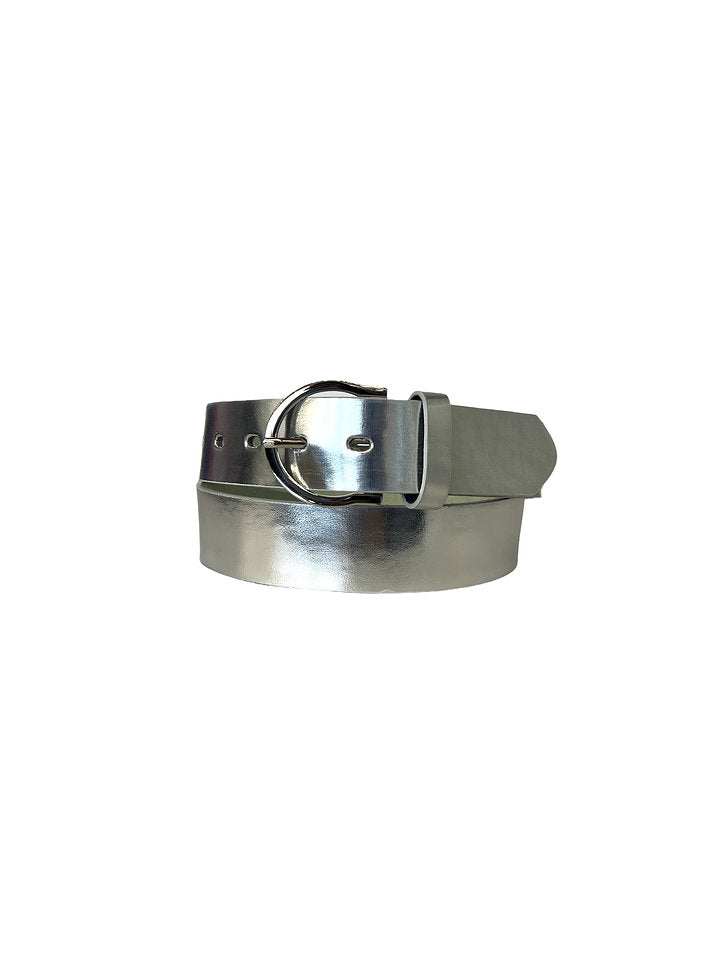 Cinturón Plateado para Mujer