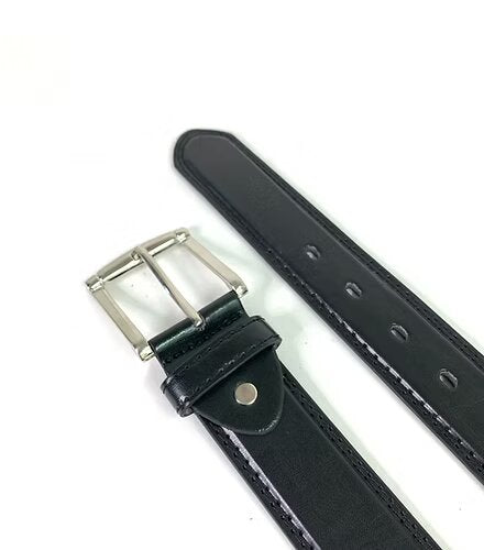 Cinturón negro para hombre