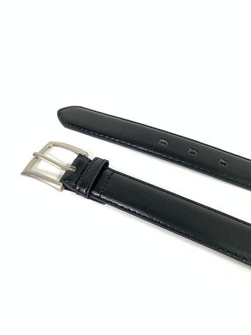 Cinturón de vestir negro para hombre