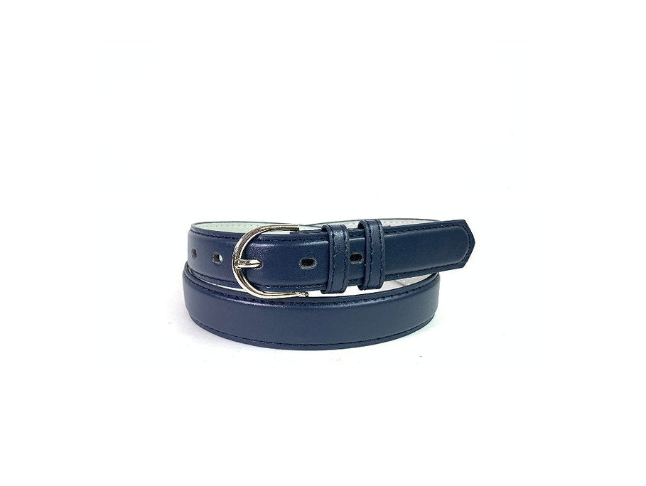 Cinturón de hombre azul marino