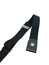 No Buckle Elastic Belt Black
