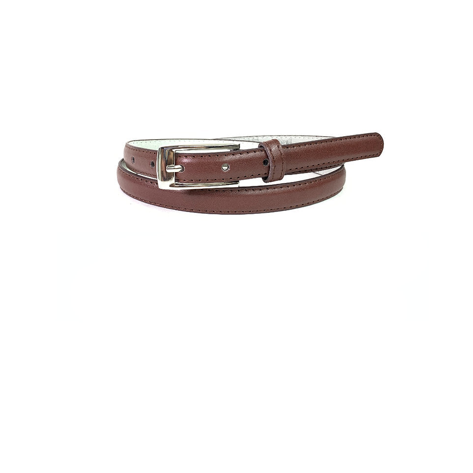 Women's Thin Belt Brown
