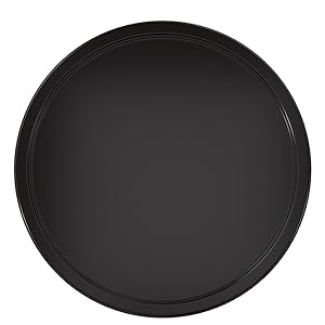 BANDEJA REDONDA DE 12" - NEGRA 133g