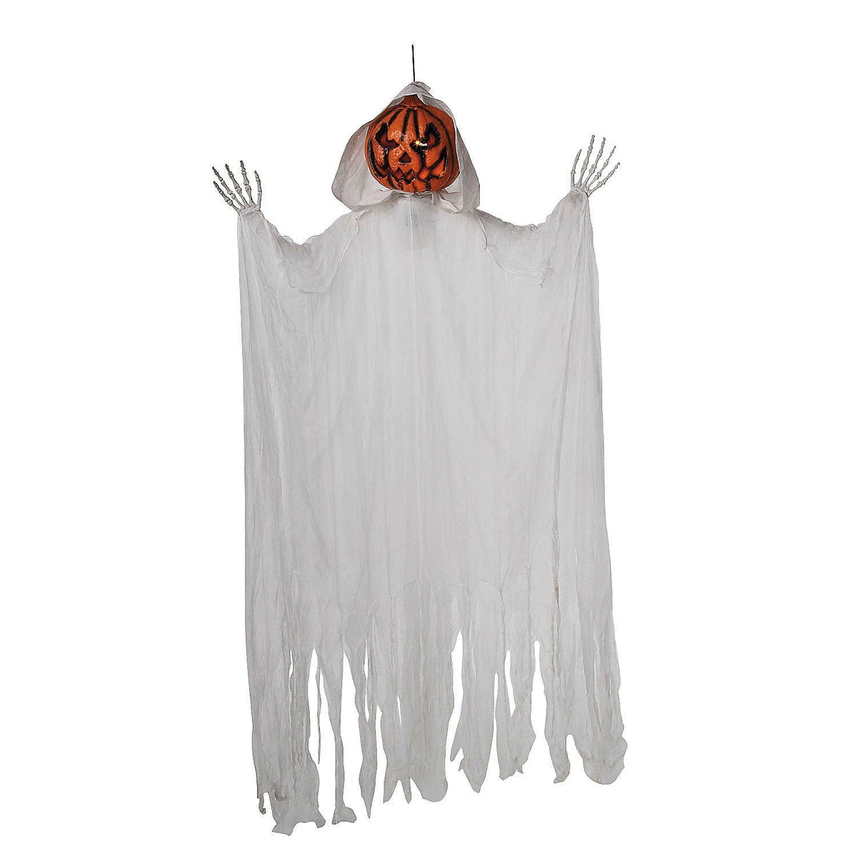 Hombre Calabaza Animado Colgante