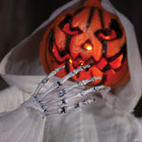 Hombre Calabaza Animado Colgante