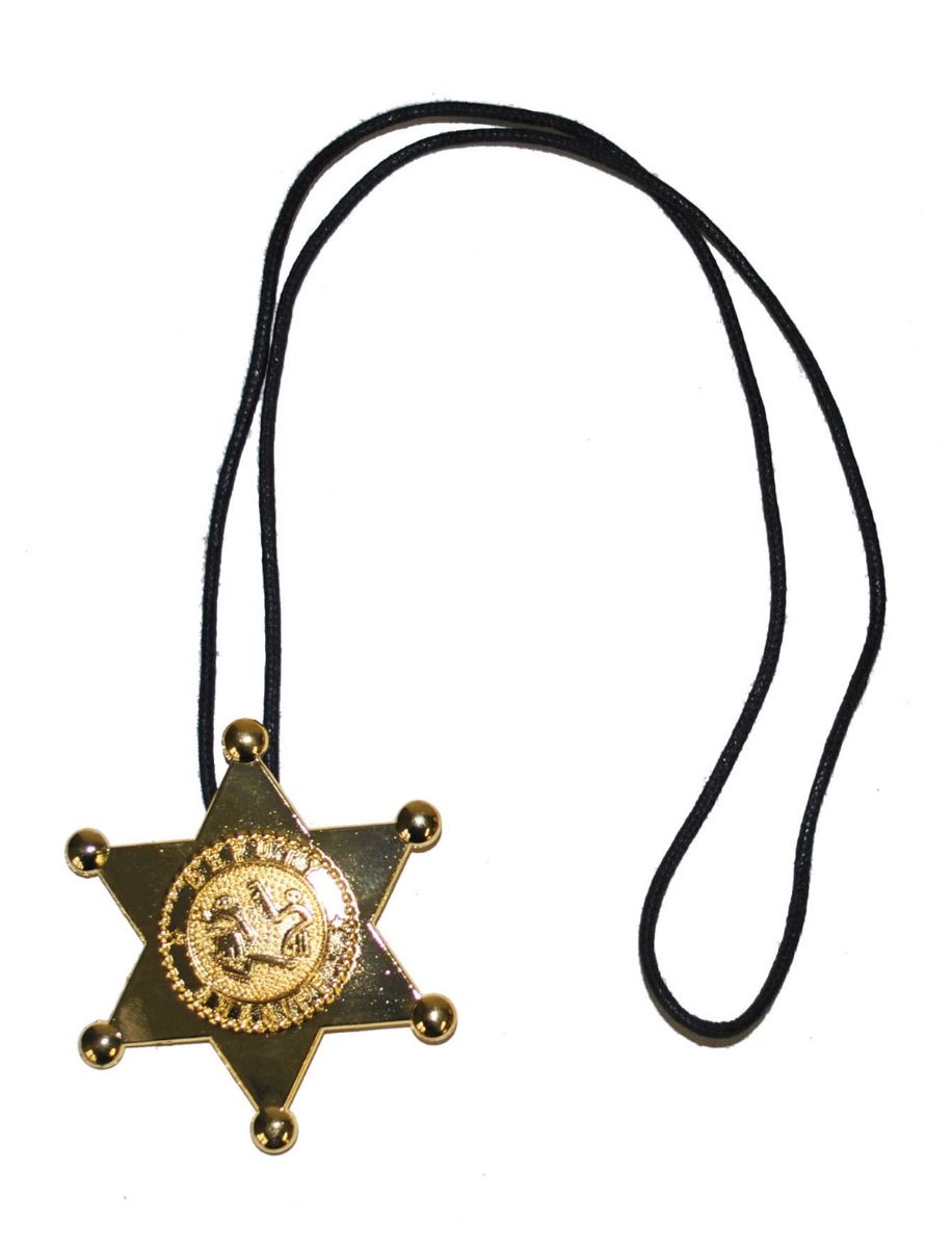 Collar-Placa de Sheriff-Plástico