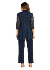 Two-Piece Jacket and  Pantsuit -Navy